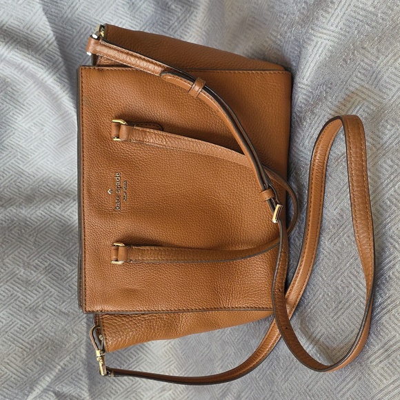 Kate Spade Jackson Camel Brow Satchel Bag - Picture 10 of 12